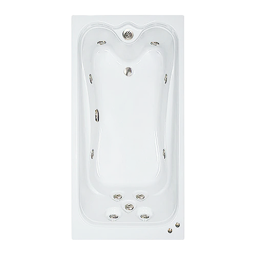 60" x 36" Elite Whirlpool Bathtub
