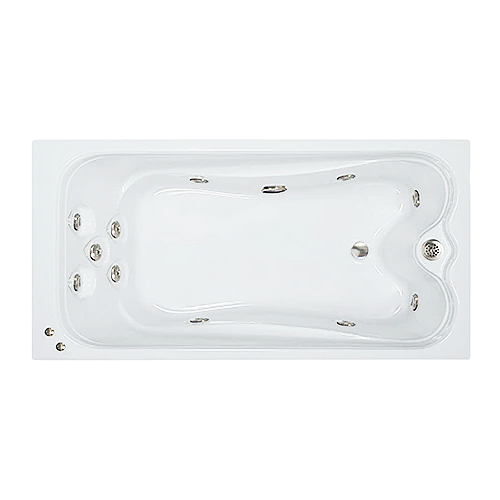 60" x 36" Elite Whirlpool Bathtub
