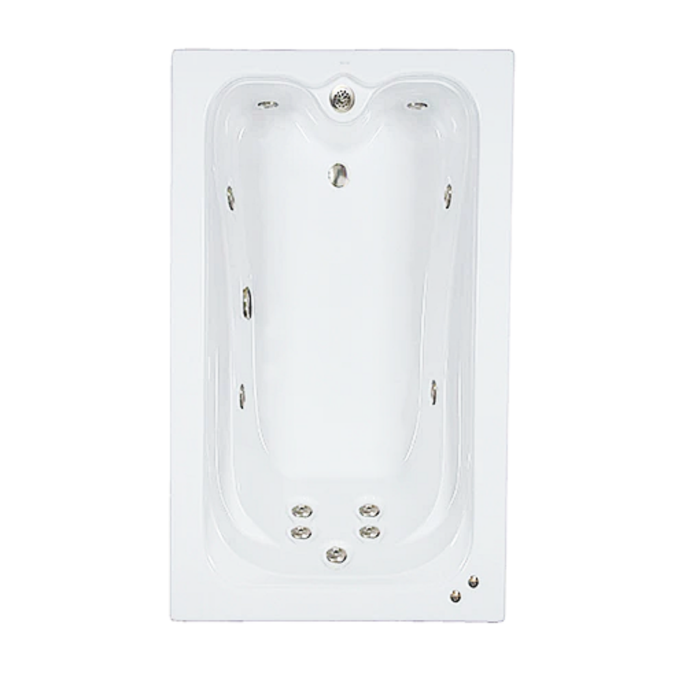 60" x 42" Elite Whirlpool Bathtub