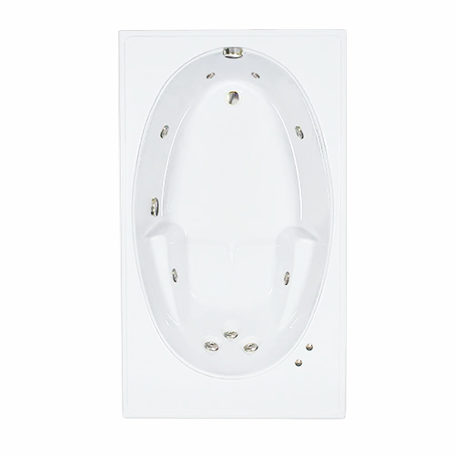 60" x 42" SW Whirlpool Bathtub