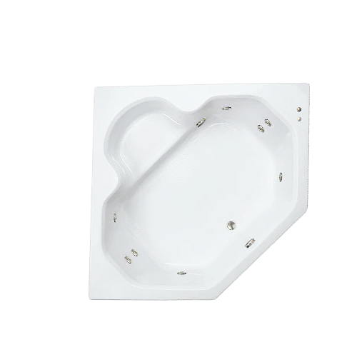 60" x 60" Whirlpool Bathtub