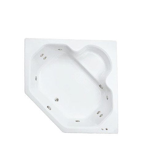 60" x 60" Whirlpool Bathtub