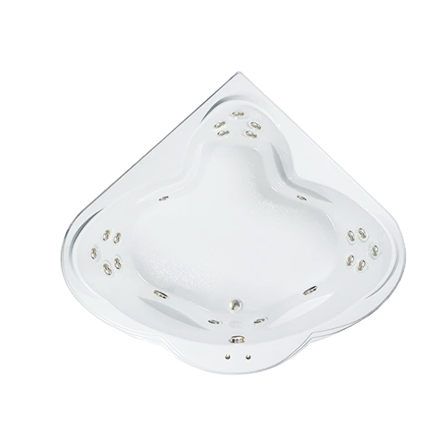 62" x 62" Whirlpool Bathtub