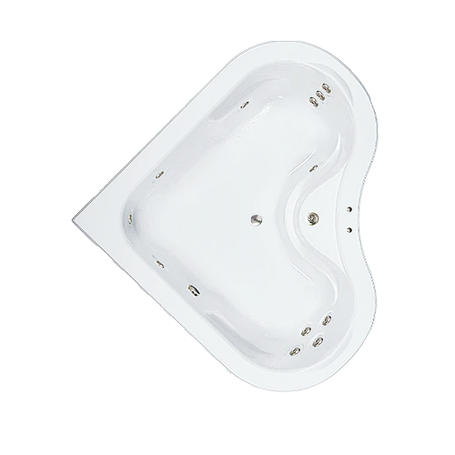 64" x 64" Elite Whirlpool Bathtub