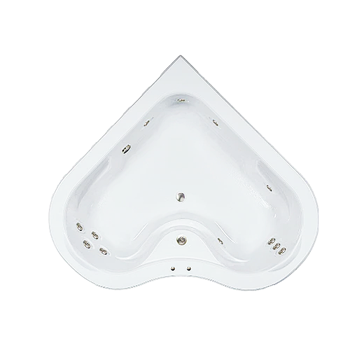 64" x 64" Elite Whirlpool Bathtub