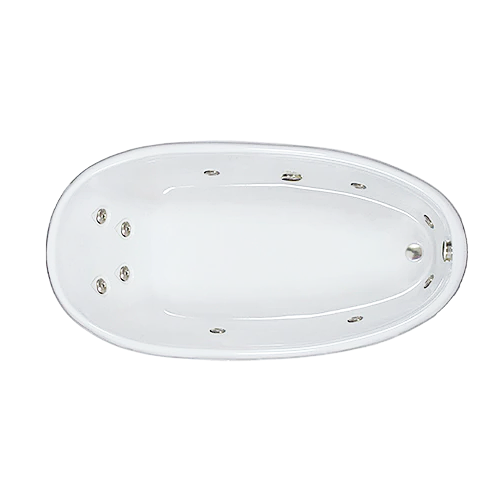 72" x 36" EOW Whirlpool Bathtub