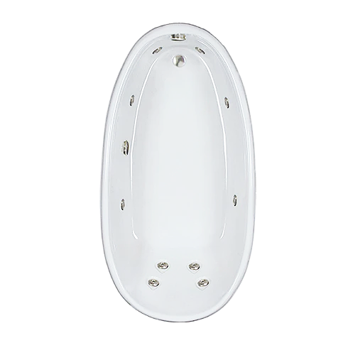 72" x 36" EOW Whirlpool Bathtub