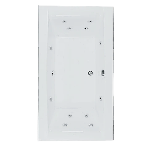 72" x 38" Whirlpool Bathtub
