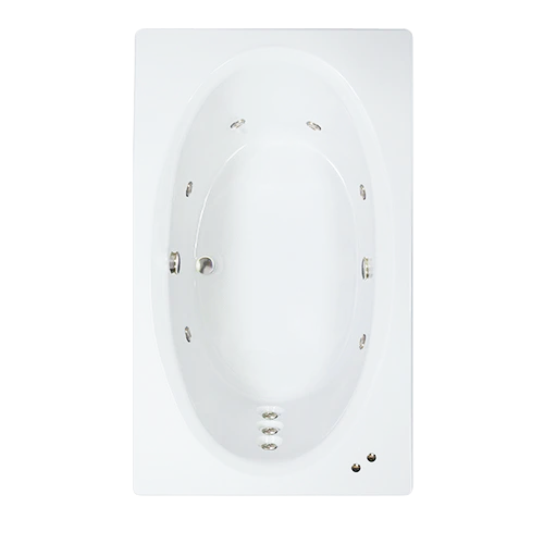 72" x 42" GW Whirlpool Bathtub