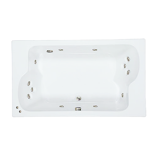 72" x 43" Whirlpool Bathtub