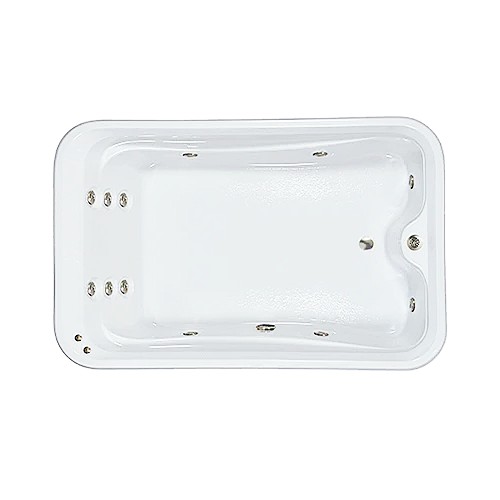 72" x 48" Elite Whirlpool Bathtub