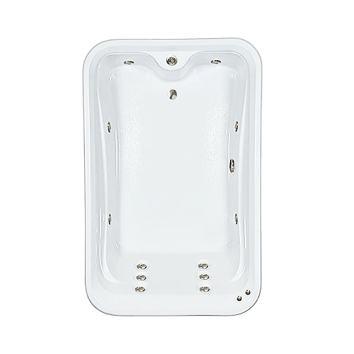 72" x 48" Elite Whirlpool Bathtub