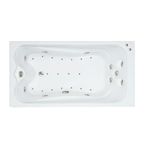 60" x 32" Elite Whirlpool and Air Combination Bathtub