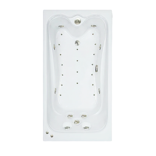 60" x 32" Elite Whirlpool and Air Combination Bathtub