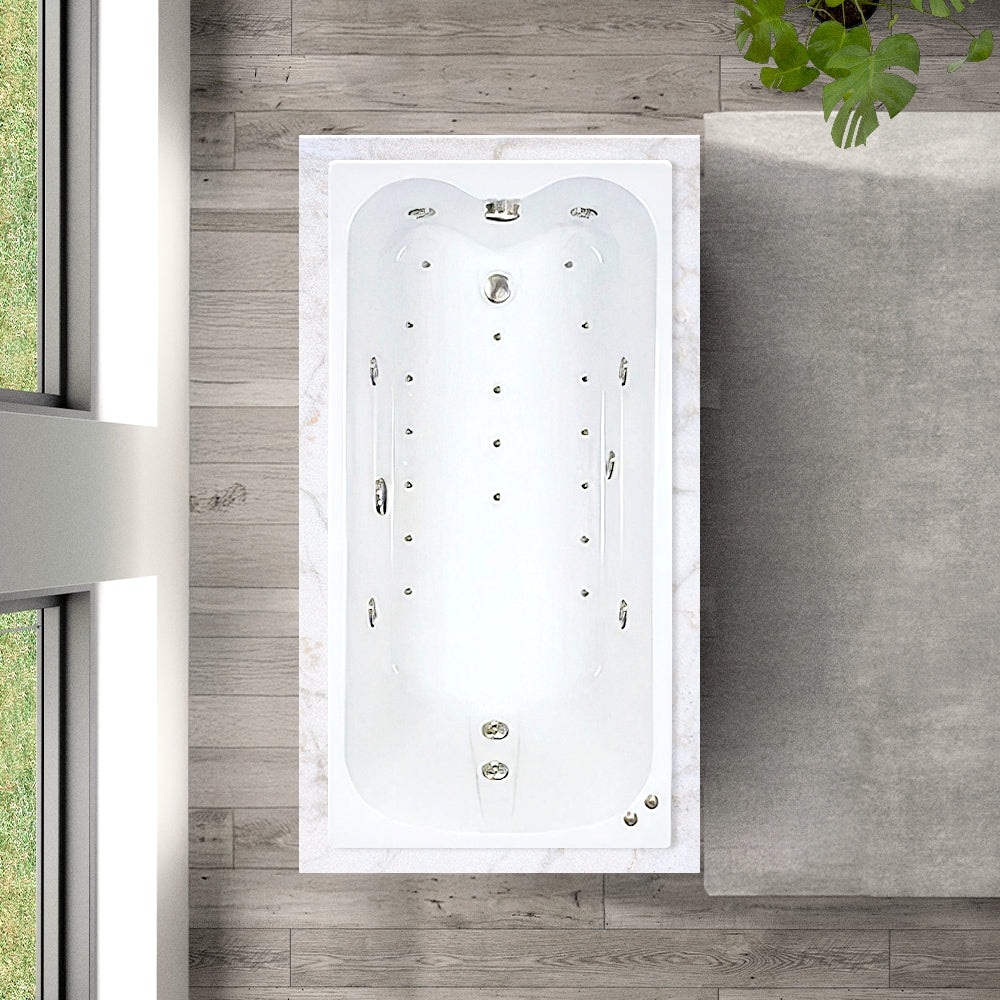 60" x 32" Ultra Whirlpool and Air Combination Bathtub