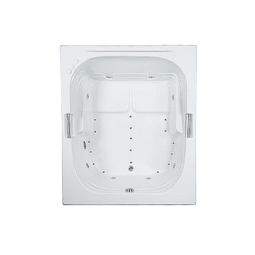 C6060 SQ Whirlpool and Air Bath Combination Tub