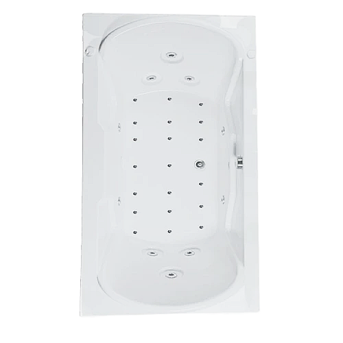72" x 36" CW Whirlpool and Air Combination Bathtub