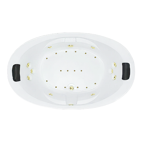 73" x 44" Whirlpool and Air Combination Bathtub