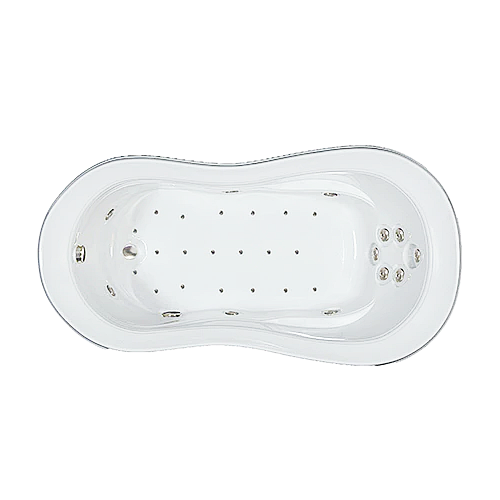 74" x 41" Whirlpool and Air Combination Bathtub