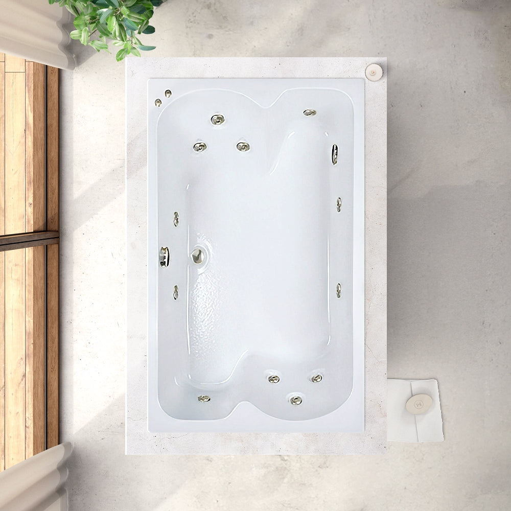 60" x 43" Whirlpool Bathtub
