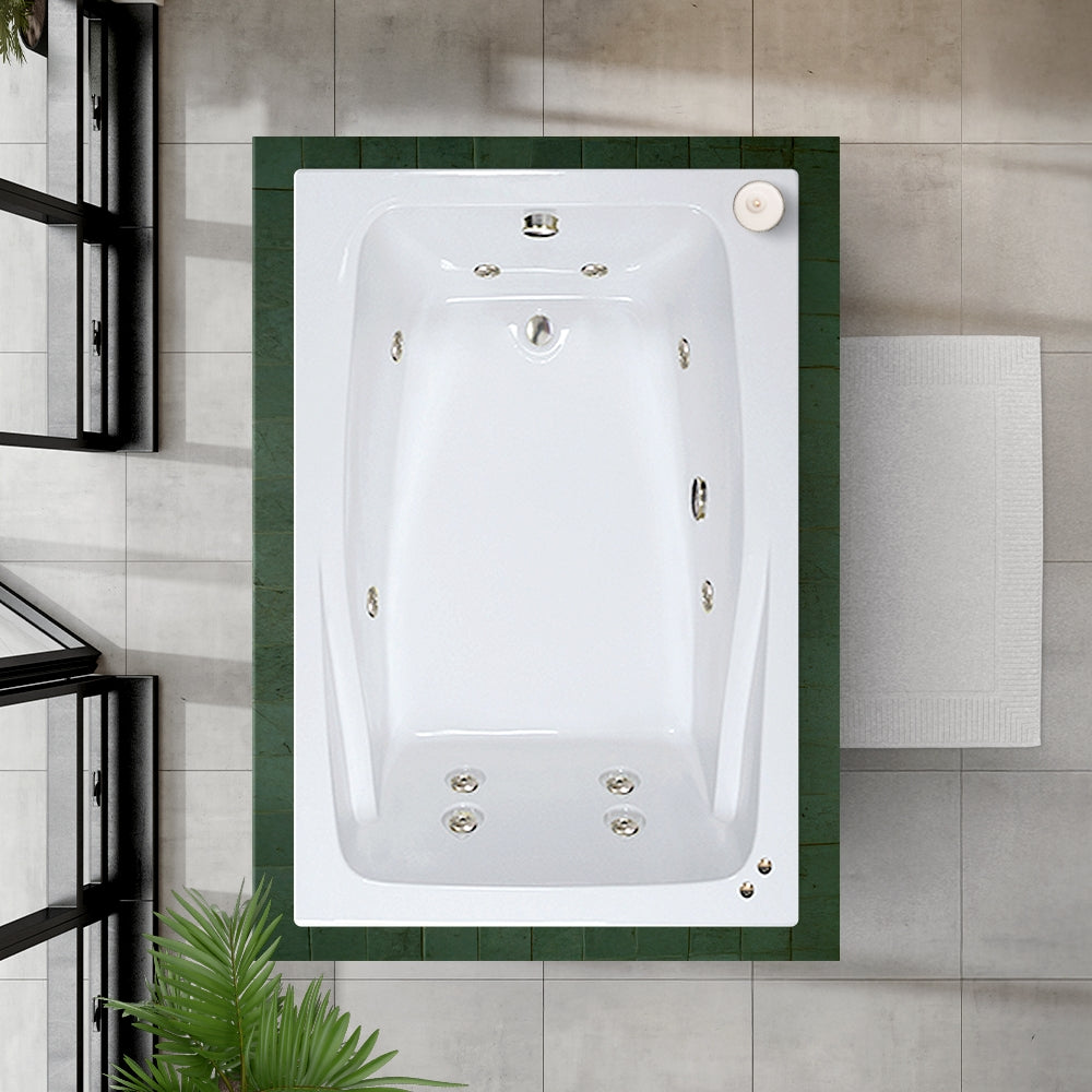 60" x 48" Whirlpool Bathtub