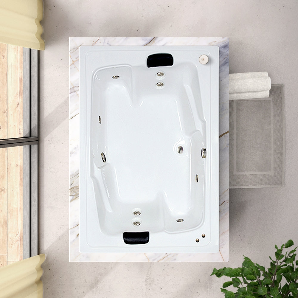 72" x 54" Whirlpool Bathtub