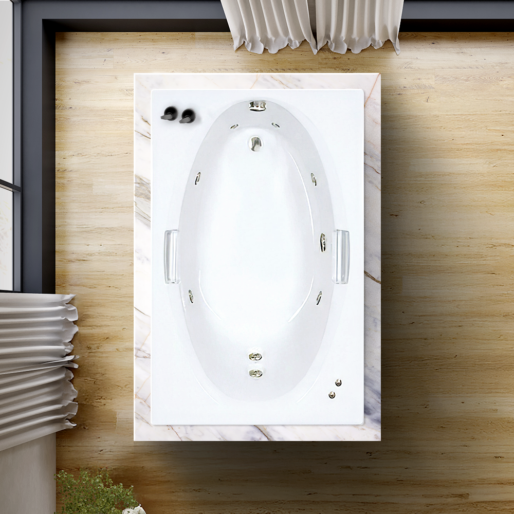 6042 GW Whirlpool Bathtub