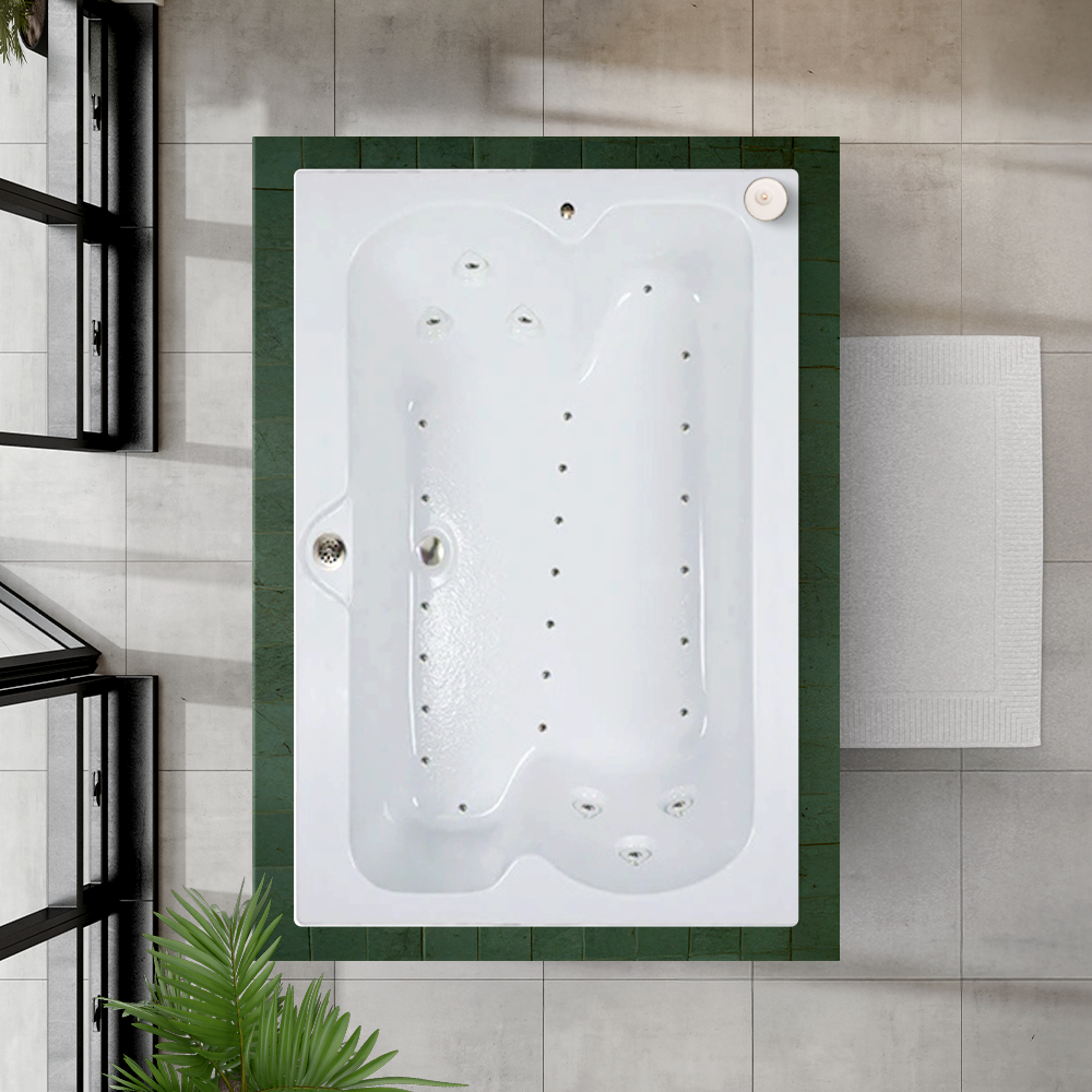 60" x 48" Elite Air Bathtub