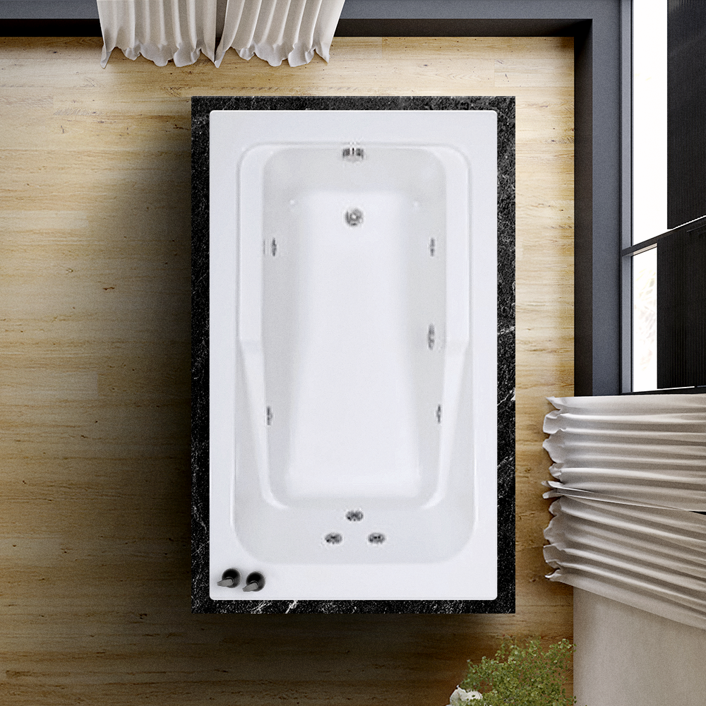 66" x 42" Whirlpool Bathtub