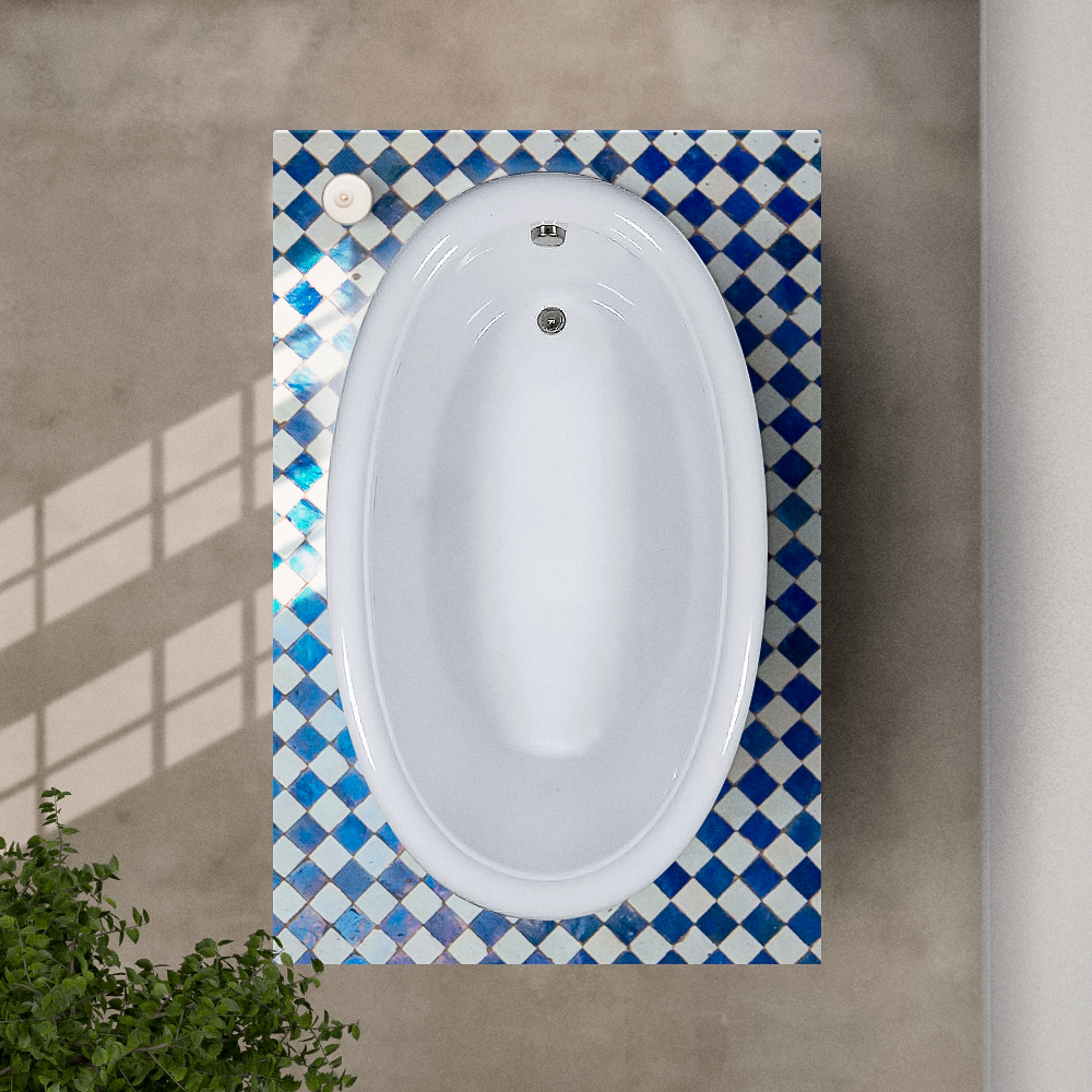 70" x 42" Soaking Bathtub