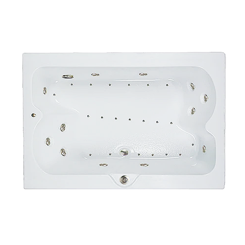 60" x 48" Elite Whirlpool and Air Combination Bathtub