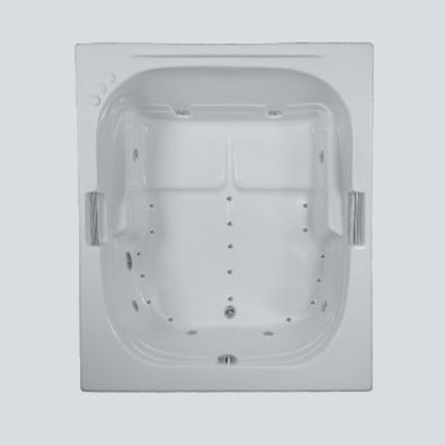 C6060 SQ Whirlpool and Air Bath Combination Tub