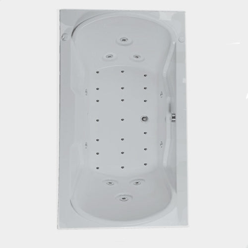 72" x 36" CW Whirlpool and Air Combination Bathtub