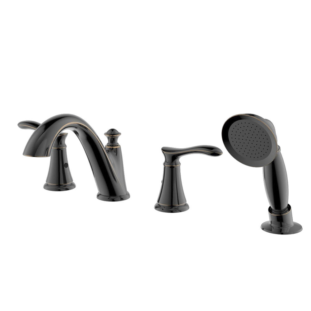 Bronze Roman 4-Piece Faucet Set