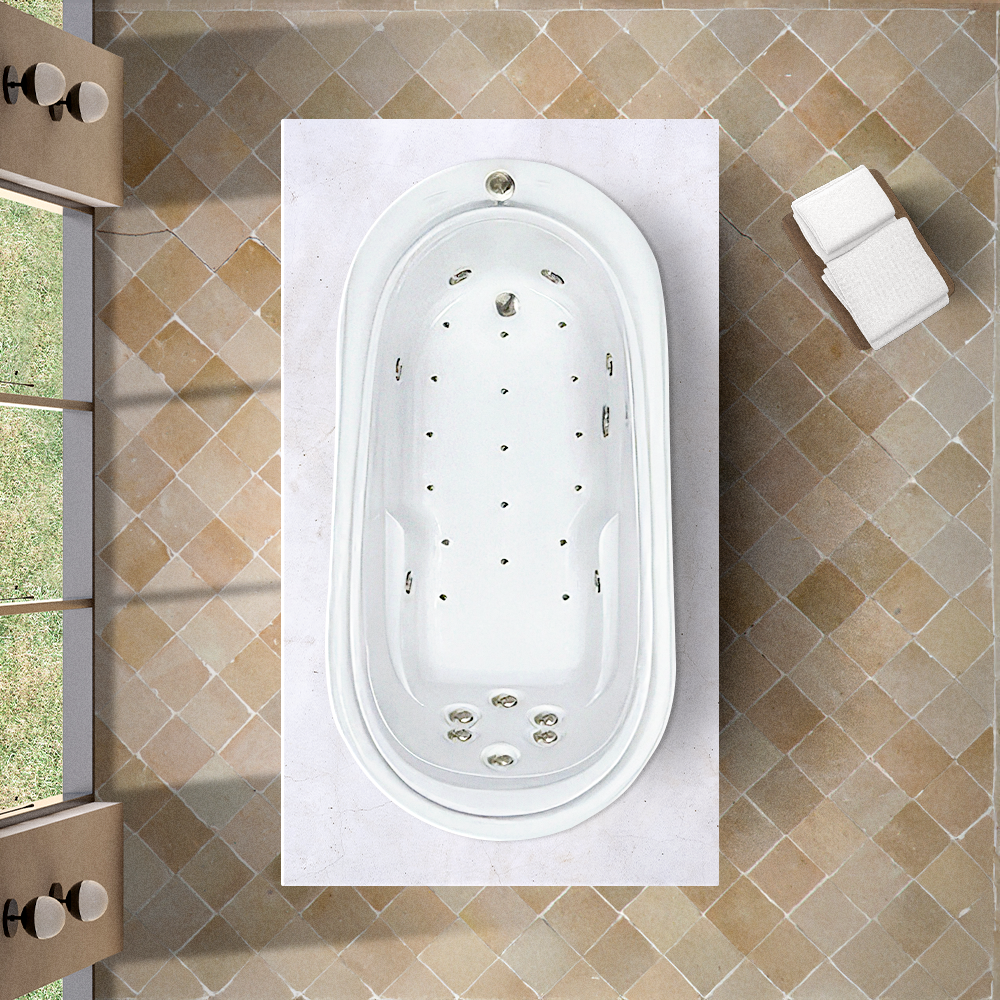 C7237 Elite Whirlpool and Air Bath Combination Tub